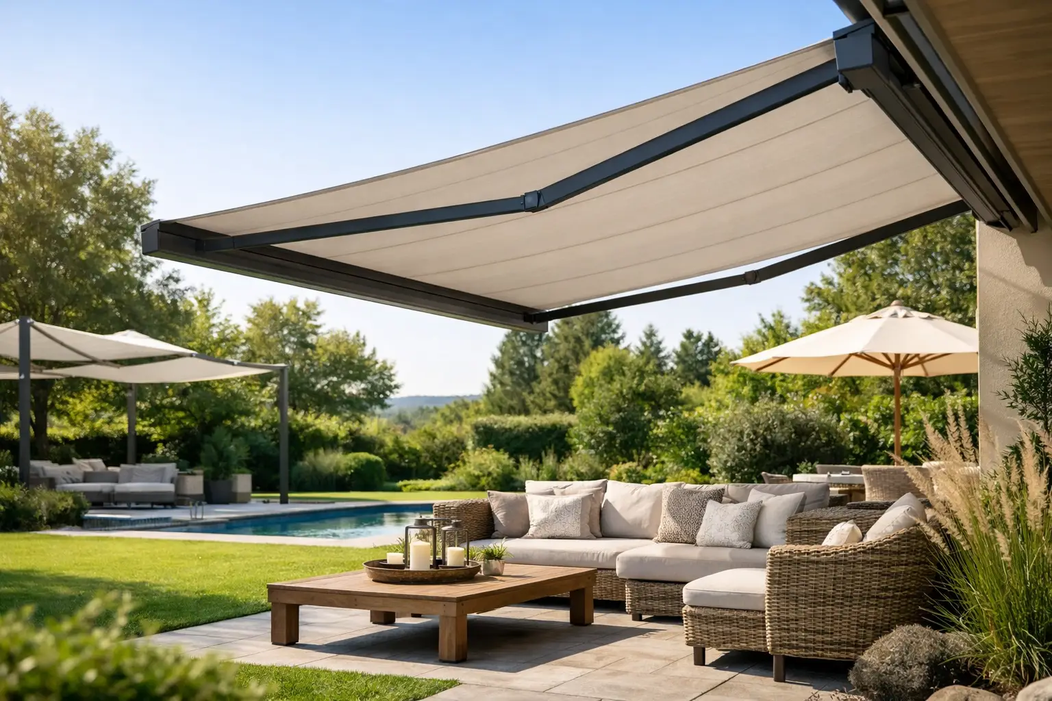 Toldos para jardim que valorizam sua área externa