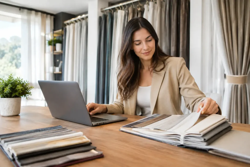 Revenda de cortinas lucrativa: como estruturar