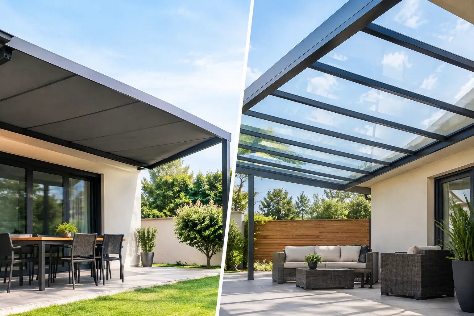Toldo fixo versus policarbonato: qual é melhor?